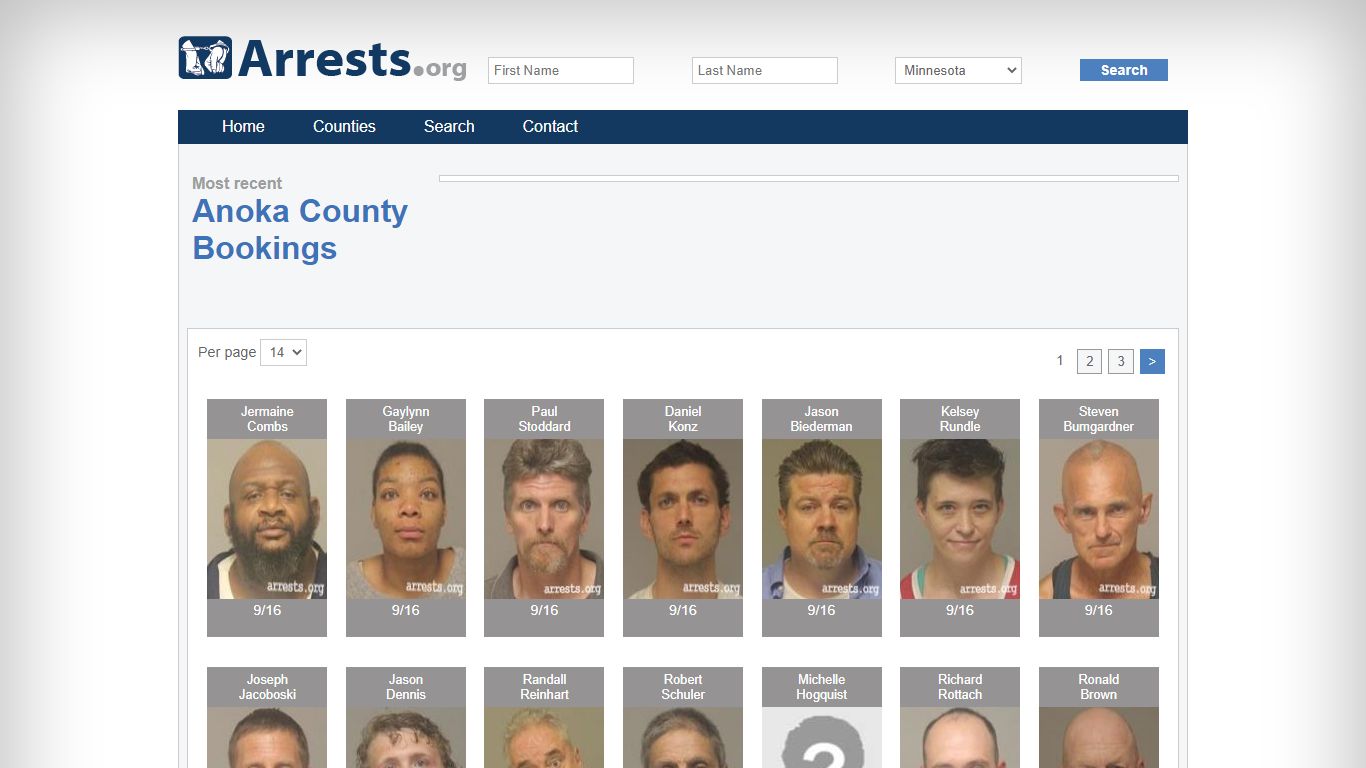 Anoka County Arrests and Inmate Search